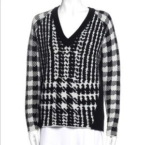 Barbara Bui Houndstooth Sweater Size Small